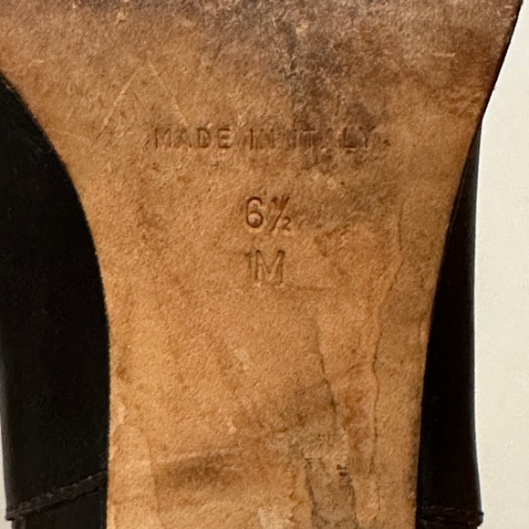 Michael Kors leather chocolatete brown leather ankle boots sz 6.5 - Picture 7 of 7